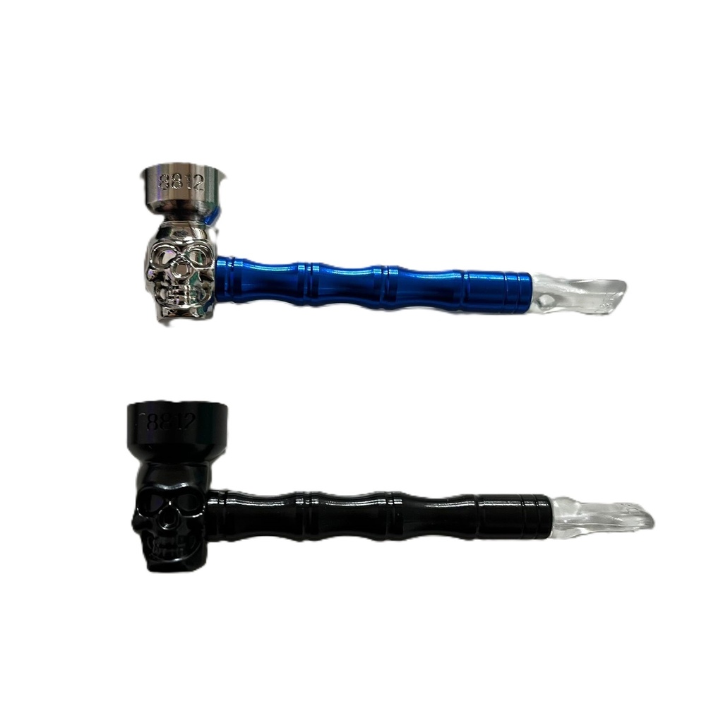 PIPA VARIOS METAL CALAVERA BOQUILLA ACRILICO
