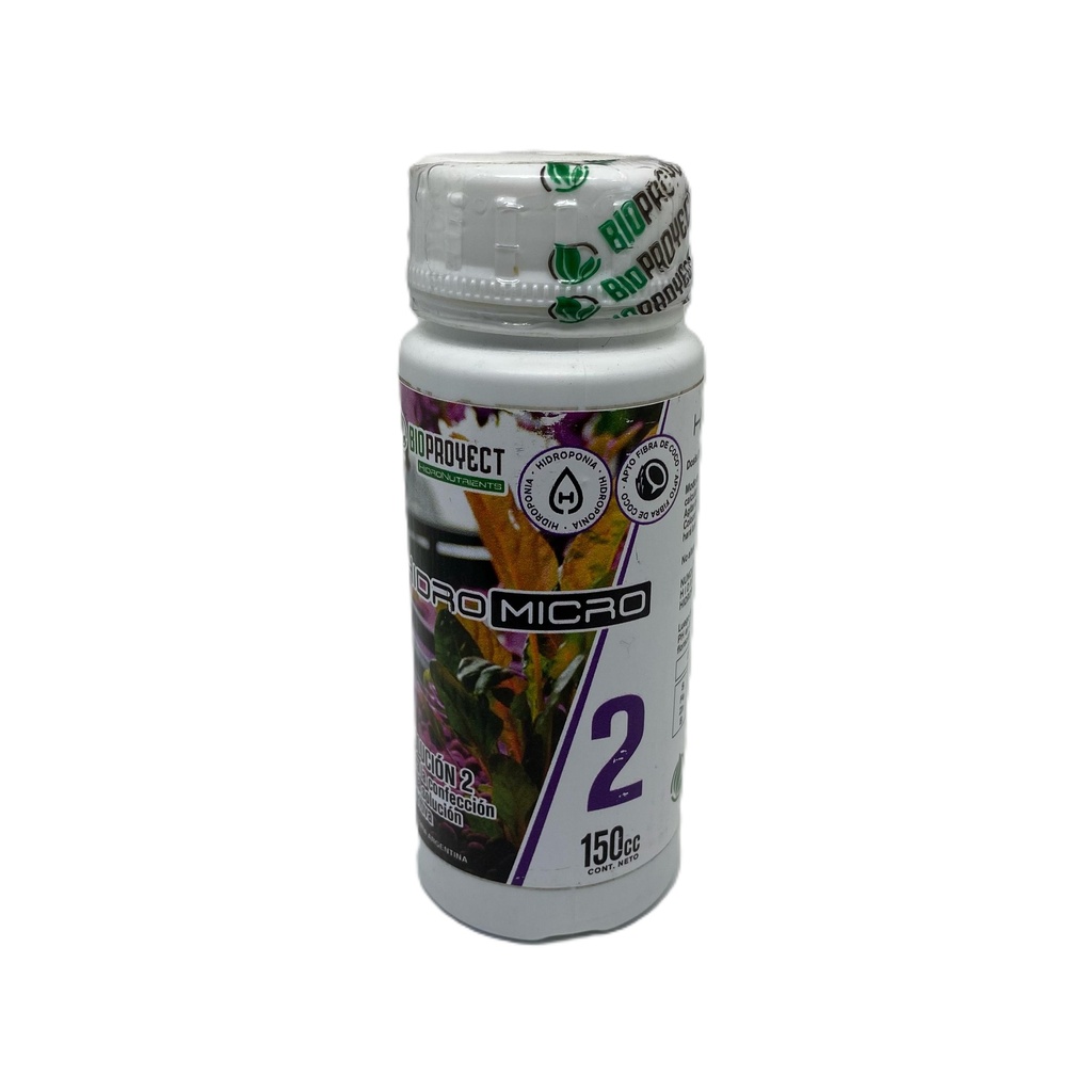 FERTILIZANTE BIOPROYECT HIDRONUTRIENTES 2, 150ML