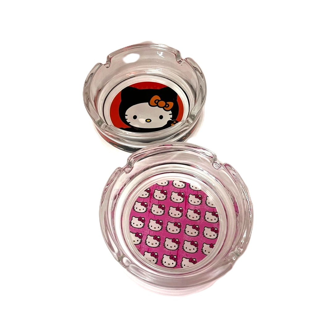 CENICERO VARIOS VIDRIO KITTY 
