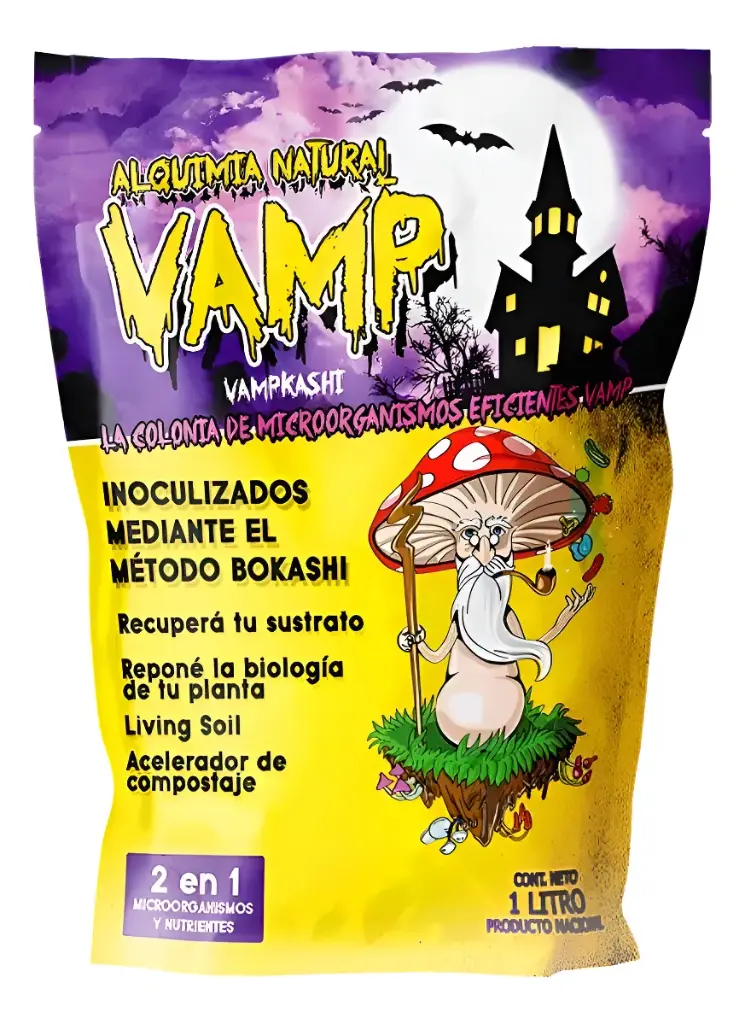 FERTILIZANTE VAMP ENMIENDA BOKASHI VAMPKASHI 1LTS
