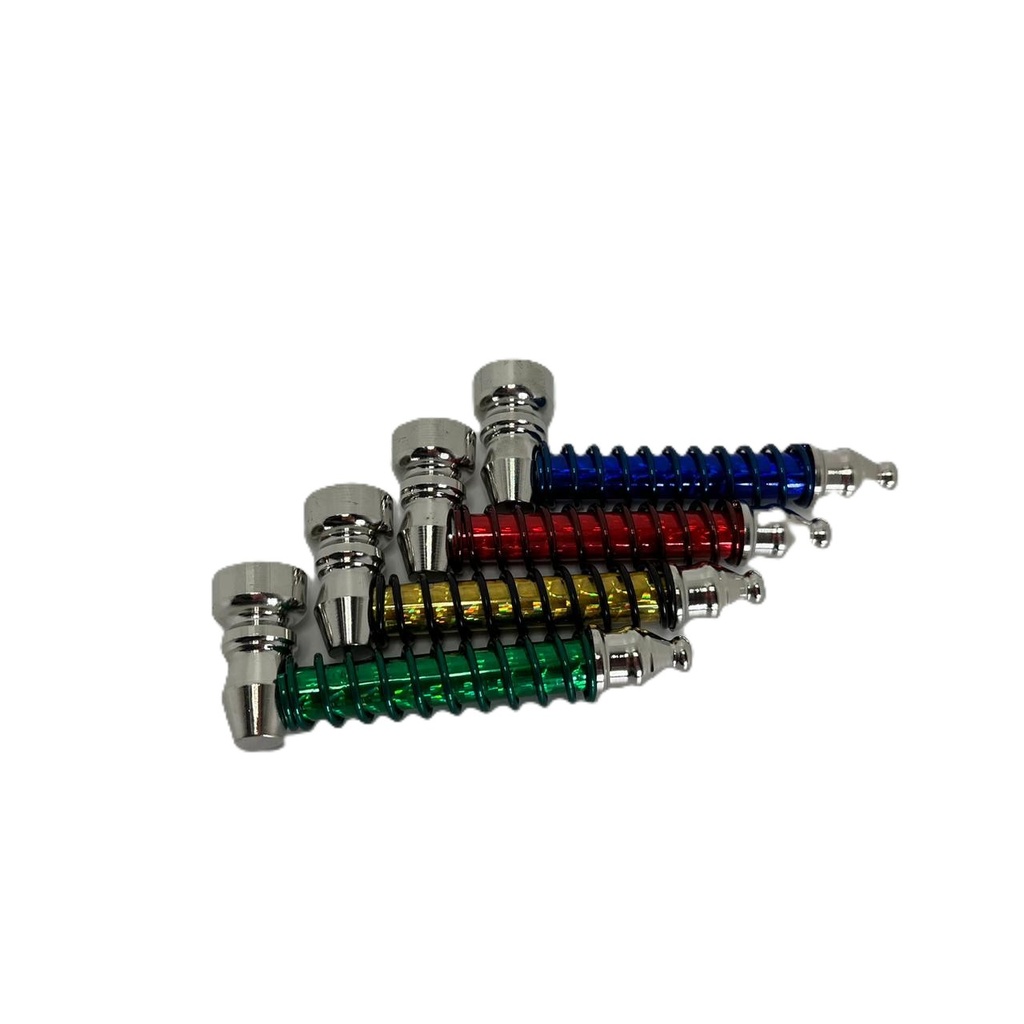 PIPA VARIOS METAL ESPIRAL NEGRO