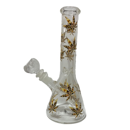 [2947] BONG ATOMIC LEAF GLOW IN THE DARK