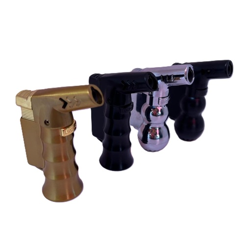 [1396] SOPLETE VARIOS METAL DORADO/PLATEADO/NEGRO