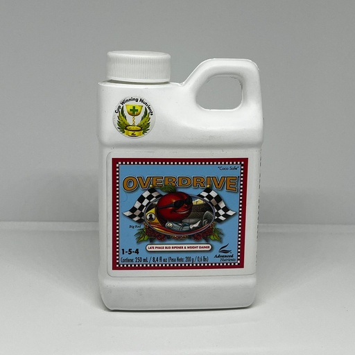 [2586] FERTILIZANTE ADVANCED OVERDRIVE 250ML