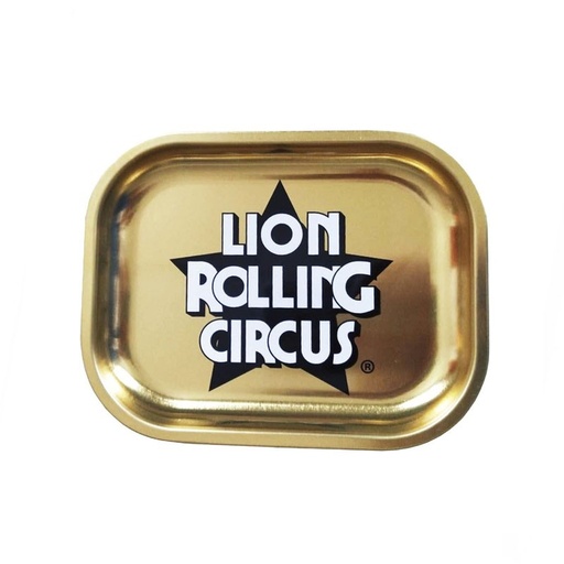 [1064] BANDEJA LRC METAL LOCO GOLD PLATA